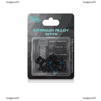 langyouzi9 Pack of 12 STEEL Mountain Bike จักรยานสี BRAKE Rotor Disc สกรู T25 M5 * 10