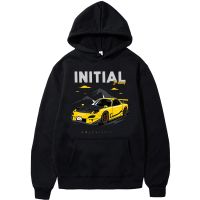 Initial D Dreams RX7 Hoodie Men Japanese Car Mix FD RE Hip Hop Amemiya Loose Sweatshirt Pullover Comic Fashion Tops Unisex Size XS-4XL