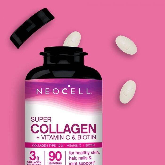 Neocell Super Collagen Type 1+3 Vitamin C & Biotin 270 Tab คอลลาเจน