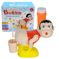 New Crayon Shin-chan Bubbles Funny Toy with Music Lights Bubble Machine Ass Bubble Indoor Outdoor Toys for Children Speelgoed