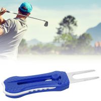 Golf Fork Golf Divot Repair Spring เครื่องมือ Pitchfork Cleaner Putting Green Fork Training Aids