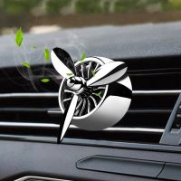 【DT】  hotCar Conditioning Smell Air Freshener Alloy LED Auto Vent Outlet Perfume Clip Fresh Aromatherapy Fragrance Atmosphere Light New