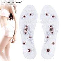 [Fashion goods060]MagneticSilicone Insoles น้ำหนักโปร่งใส LossInsole นวด FootShoe Pad ขายส่ง Dropshipping Sole