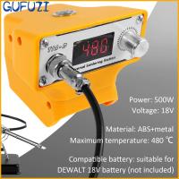 ชุดเครื่องเชื่อมเหล็ก GUFUZI 500W 150 °C-480 °C ปรับอุณหภูมิได้อุปกรณ์ช่างเชื่อมแบบมีสายพร้อมขาตั้งบัดกรี