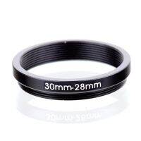 การเพิ่มขึ้นของตั๋วร้อน (UK) 30Mm-28Mm 30-28 Mm 30 To 28 Step Down Ring อแดปเตอร์ปรับขนาดฟิลเตอร์สีดำ