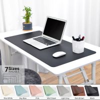 Portable PU Mouse Pad Side Leather Mousepad Waterproof Keyboard Table Cover Easy Clean Protective Laptop Mat PC Home Keyboard Accessories