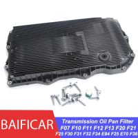 Baificar กระทะน้ำมันเกียร์อัตโนมัติพร้อมตัวกรองเกียร์24118612901สำหรับ BMW F07 F10 F11 F12 F20 F30 E70 LAND ROVER