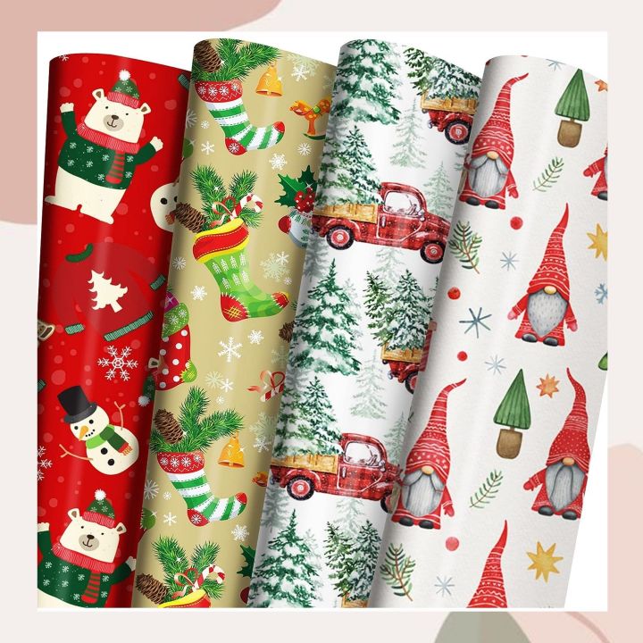 Christmas Wrapper Coated Paper Bundle or Assorted Glossy High Quality ...