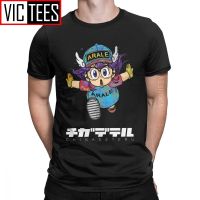 MenS Tshirt Arale Foil Vintage Pure Cotton Dr Slump Toriyama Anime Manga 90S Cute Robot 80S T Shirt 【Size S-4XL-5XL-6XL】