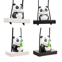 Car Rearview Mirror Panda Cute Panda Swing Auto Rearview Mirror Hangable Ornaments Car Pendant Accessories Gift Interior Mirror Hangable Car Interior Accessories for Car for sale