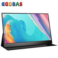 EGOBAS Gaming Monitor แบบพกพา Ultrathin 15.6นิ้ว FHD USBC รองรับ HDMI สำหรับ Samsung สมาร์ทโฟนแล็ปท็อปสวิตช์ X PS5