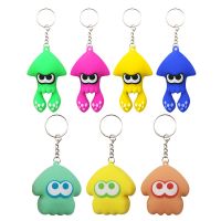 4 Style Splatoon Inkling Squid Doll Key chain Toy stuffed animal doll Key chain Pendant cute Christmas gift for kids