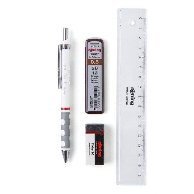 rotring-ชุดดินสอกดติ๊กกี้-4ชิ้น-ชุด-คละสี-รุ่น-compact-set-4895151501102