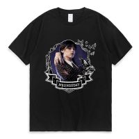 Wednesday Addams T Shirt Wednesday Wiht Umbrella Print T-shirt Hip-hop Fashion Harajuku Short Sleeve Men Streetwear XS-4XL-5XL-6XL