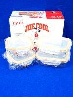 กล่องเก็บอาหาร The Pyrex x Peanuts Snoopy Joe Cool 8pc Glass Storage Set