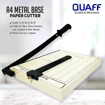 Polaris Paper Cutter Board with ruler A4 Wood base 10x12 Heavy