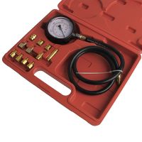 Free delivery Auto Car Wave Box Cylinder Oil Pressure Meter Tester Pressure Gauge Test Tools