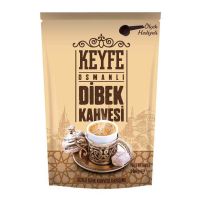 Turkish Foods? Turkish Coffee เตอร์กิช คอฟฟี่ กาแฟบด  Keyfe Sütlü Osmanlı Dibek Kahvesi ขนาด 200 กรัม แบรนด์ KEYFE