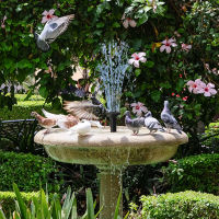 1.5W Solar Fountain อัพเกรด1.5W Solar Bird Bath Fountain พลังงานแสงอาทิตย์น้ำพุปั๊มสำหรับ Garden Pond Bird Bath