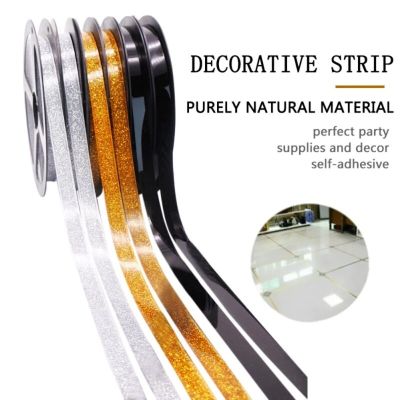 6 Meter Self-Adhesive Ceramic Tile Gap Tape Kitchen Bathroom Waterproof Beautiful Seam Tape Wall Floor Gap Line Decorative Strip Adhesives  Tape