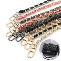 120cm Purse Chain Strap Crossbody Handbag Chains Replacement PU Leather Shoulder Bag Chain Straps DIY Women Bag Part Accessory