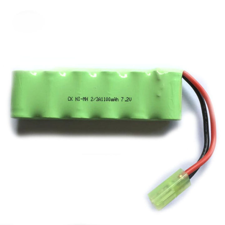 High Quality 7.2V 1100mAh 6x 23A Rechargeable Ni-MH with Small Tamiya Connector for RC Cars RC Boat Remote Toys