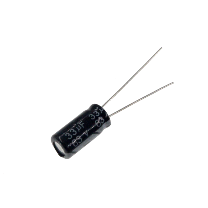 20pcs 63v 33uf 63volt 33mfd 6*11mm Aluminum Electrolytic Capacitor 