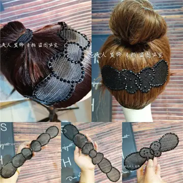 10pc Women black wash and makeup hair posted face broken hair stickers  Velcro hair accessories bangs posted post magic stickers