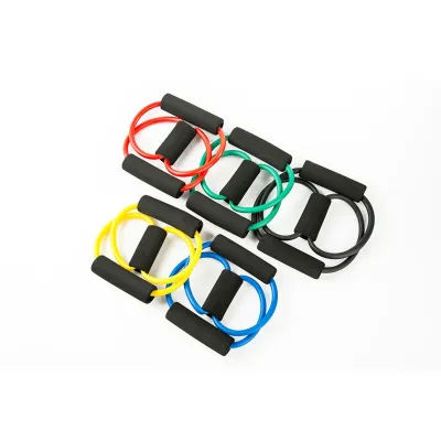 【CC】 Gym Exercise Elastic Resistance Rubber Band Tension 8 Word Chest Expander Pulling Rope Workout Muscle