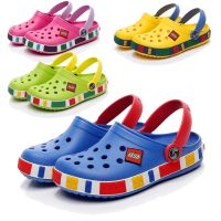 Childrens non-slip beach sandals girls and boys summer outdoor shoes light clogs breathable flat slippers