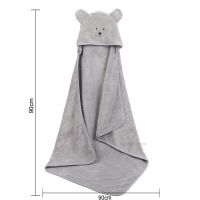 hotx 【cw】 Toddler Baby Hooded Newborn Kids Bathrobe Super Soft Blanket Warm Sleeping Swaddle Wrap for Infant Boys