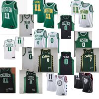 เสื้อเจอร์ซีย์ Jersey Basket ปักลาย Celtics 11 Owen No. 0 Tatum No. 7สำหรับฤดูกาลใหม่