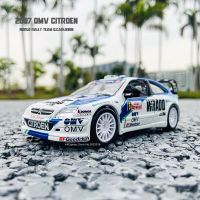 Bburago 1:32 2007 Omv Citroen World Rally Team D.Carlsson Alloy car Model Collecting gifts toy