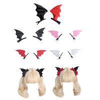 【hot】□☇  Bat Hairpin Gothic Kids Female Clip Headdress Punk Hair for Haunted