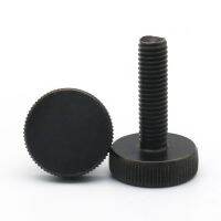 Hot Selling 1-10Pcs M3 M4 M5 M6 M8 M10 DIN653 GB835 Black Carbon Steel Flat Head Thumb Screw Hand Tighten Computer Screws