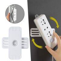 【YF】 Self-Adhesive Wall Hook Socket Storage Holder Organizer Fixer Powerful Traceless Wall-Mounted Cable Seamless Strip Hold