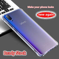 เคส Y93ใสสำหรับ Vivo 1814 1815,เคส V1818T เจลลี่ใสแบบบางเคสไอโฟนใส่ซิลิโคนยืดหยุ่นยางป้องกันกรอบด้านหลัง