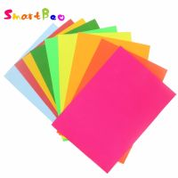 A4 Multicolour Self-adhesive Sticker Paper; 10 Piece A Lot; Embossed Device Scrapbook Paper Color Paper Bright Adhesive