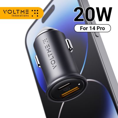 VOLTME USB C รถเร็ว R สำหรับ14 13 12 Pro Max PD 20W &amp; QC18W อะแดปเตอร์ R รถเร็วเข้ากันได้กับ S22 Galaxy S23