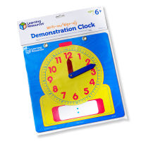 L4K : Learning Resources : Write &amp; Wipe Demonstration Clock : นาฬิกา เขียน ลบ ได้ เรียนรู้เวลา : 5-9 ปี