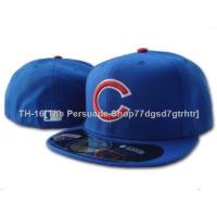 ﹍♦▪ Chicago Cubs fully closed non-adjustable Hip-Hop Street Dance Board baseball cap size reverse number ZRT6