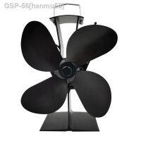 ☽ได้♂Hanmu56คาลอร์ Preto Alimentado Lareira Ventillador Ventilor Lador Projetado 4 Lâminas TP2004-4