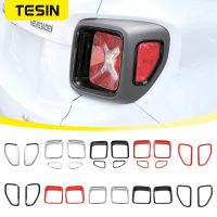 TESIN ABS สติกเกอร์ตกแต่งตกแต่งโคมไฟไฟท้ายหลังรถสำหรับ Jeep Renegade 2016ของตกแต่งภายนอกแต่งรถ