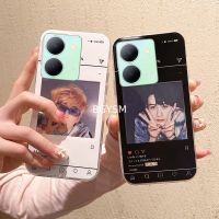 เคสโทรศัพท์สำหรับ VIVO Y27 4G 5G Y36 4G 5G 5G Y02t ฝาครอบป้องกัน Ins โปร่งใสกรอบรูปความคิดสร้างสรรค์เคสนิ่มซิลิโคนบางเฉียบป้องกันการตก VIVOY275G ใหม่2023