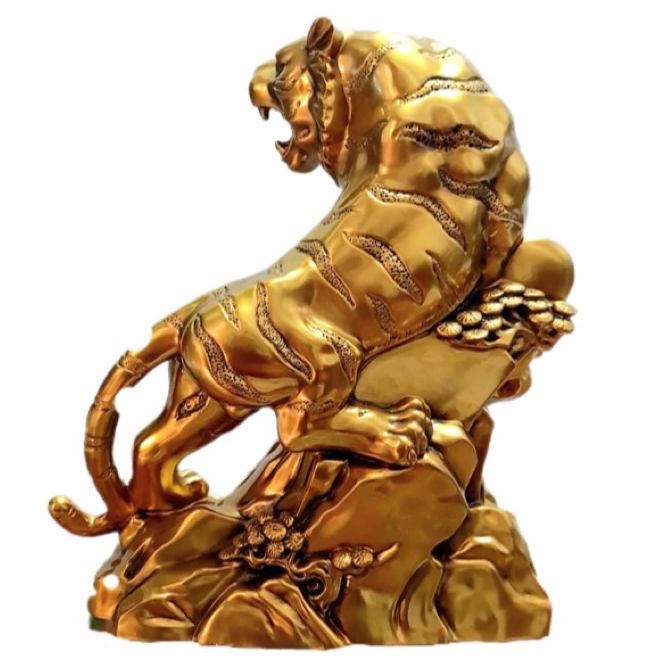 เสือ-เสือชุบทองเหลือง-เสริมอำนาจ-บารมี-ความยิ่งใหญ่-มีชัยชนะเหนือคู่แข่งทั้งในด้านการค้า-และหน้้าที่การงาน