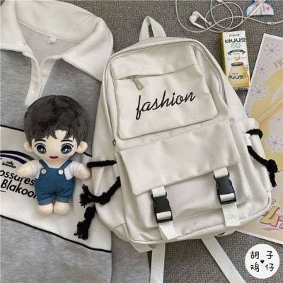 【Hot Sale】 dark girl student schoolbag Korean ins Kong style retro tooling backpack rucksack male