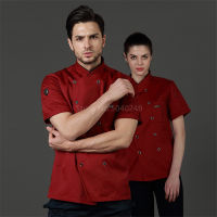 Chef Uniform Jacket Women Men Cooking Clothes Restaurant Kitchen Food Service Catering Chef Work Wear Double Breasted Breathable