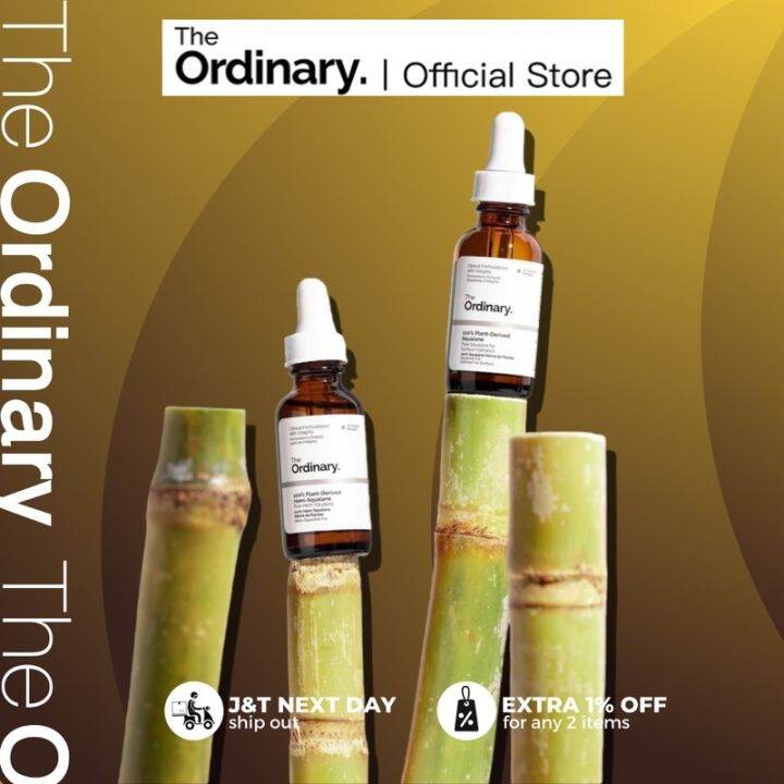The Ordinary 100 Plant Derived Squalane Oil [30ml] Lazada
