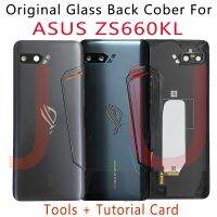 สำหรับ ASUS ROG Phone 2 Zs660kl Zs660kl ฝาหลังปิดโทรศัพท์หลังปลอกหุ้มช่องหลังอะไหล่หน้าต่างเคส