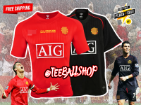 เสื้อฟุตบอลแมนยูไนเต็ด ย้อนยุค ชุด ปี 2007/08 เกรดแฟนบอล Manchetser United 2007/08 Retro Jersey